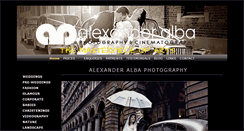 Desktop Screenshot of alexanderalbaphotography.com.au