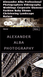 Mobile Screenshot of alexanderalbaphotography.com.au